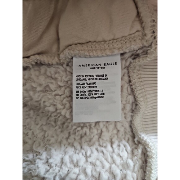 American Eagle Women's Long Sleeve 1/4 Zip Sherpa Casual Pullover Size XS - Picture 7 of 9